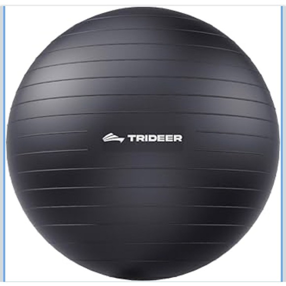 Trideer Other - Trideer Exercise Ball for Yoga, Pilates & Fitness - Stability Ball - Black Large
